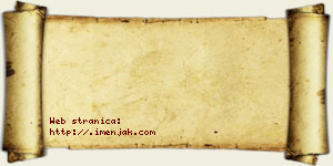 Aca Jačovac vizit kartica